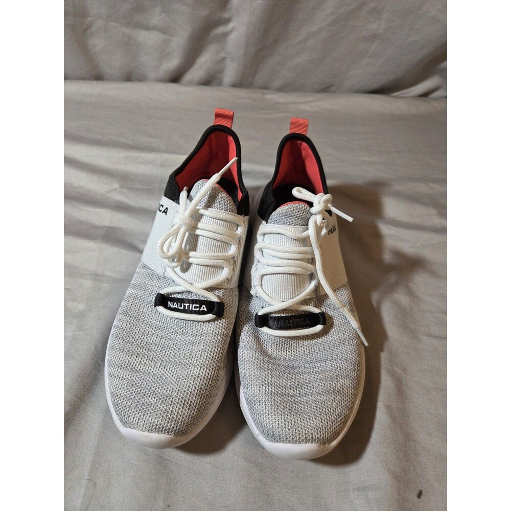 Nautica Shoes Women Black Red And Grey Lightweight Comfort Shoes Size 7.5
